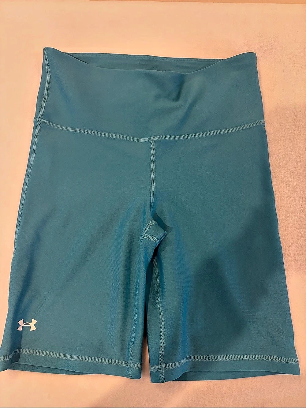 Under Armour HeatGear Compression Shorts Blue Medium